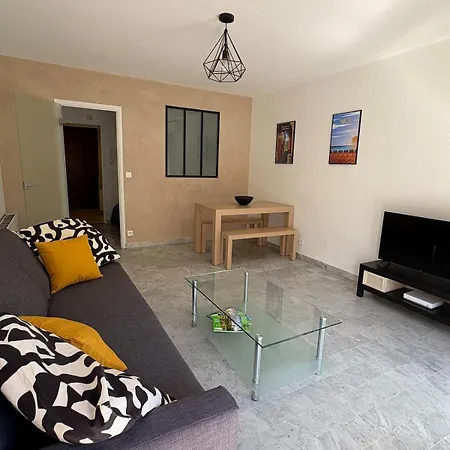 T1 Lumineux Terrasse & Parking, Coeur Juan-les-pins Appartamento *